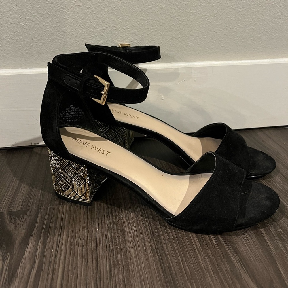Nine West Detailed Heel Sandals